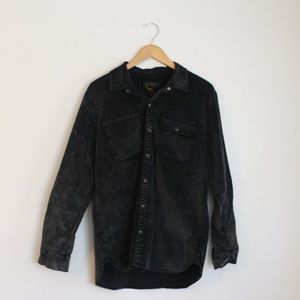 NEW! Lucky Brand utility shirt Parkman black